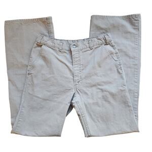 Vintage Levis Jeans Womens Size 29x31 Tan Pants White Tab Slit Pockets